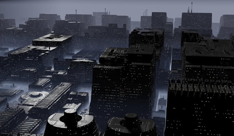 Futuristic Cyberpunk City